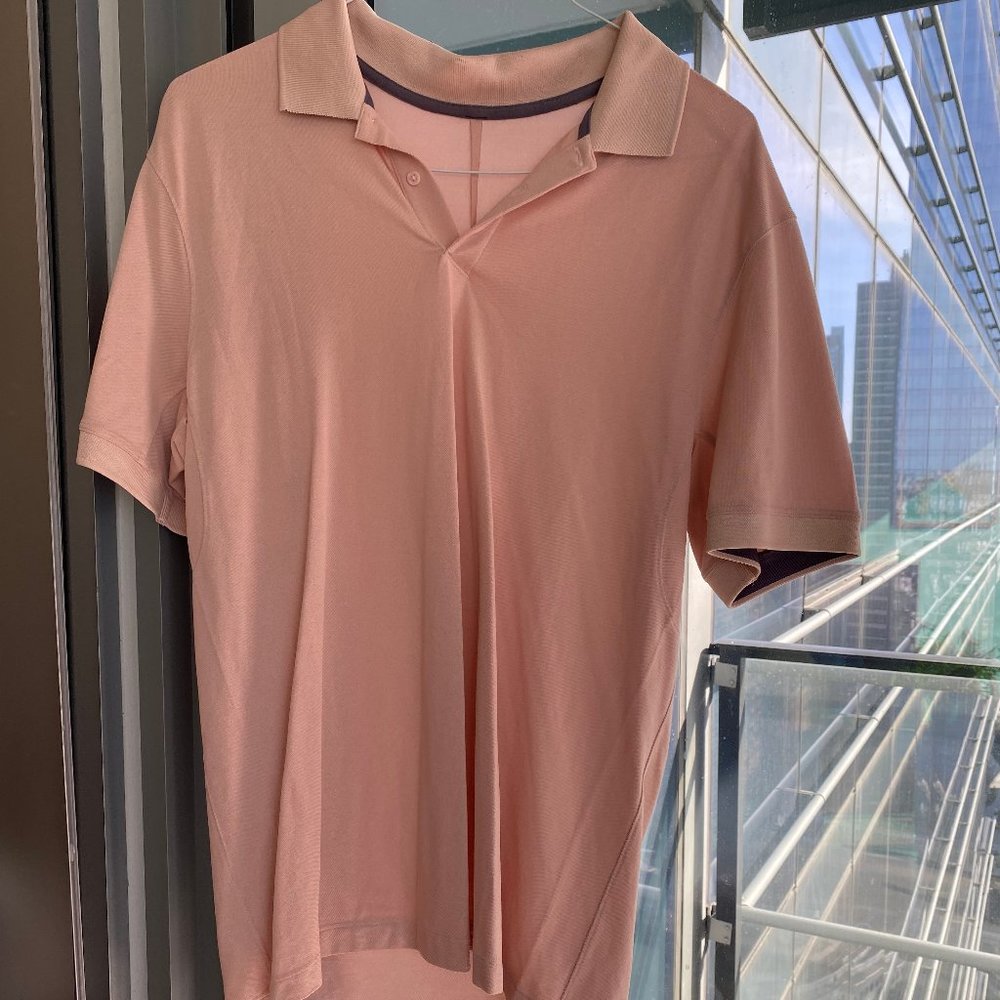Men's Lululemon Pink Polo
